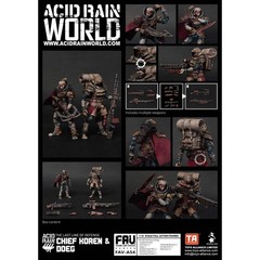 Toynami Acid Rain Cheif Koren And Doeg 1:18 Figure Set NEW IN STOCK Action Fig
