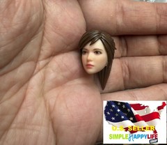 1/12 female Head Girl for 6″ FIGURE Doll Pale T01A TbLeague Phicen Mezco ❶USA❶