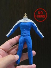 Handmade 1/12 Blue Body suit for Action Figure Body Notaman (No Figure,Unbrand)