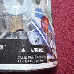 Star Wars Clone Wars Obi-Wan Kenobi 3.75″ Figure Animated 2008 Hasbro Sealed