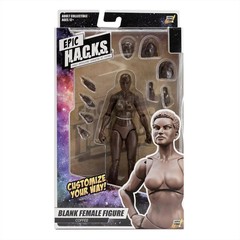 EPIC H.A.C.K.S. Blank Female COFFEE 6″ Scale Premium Action Figure