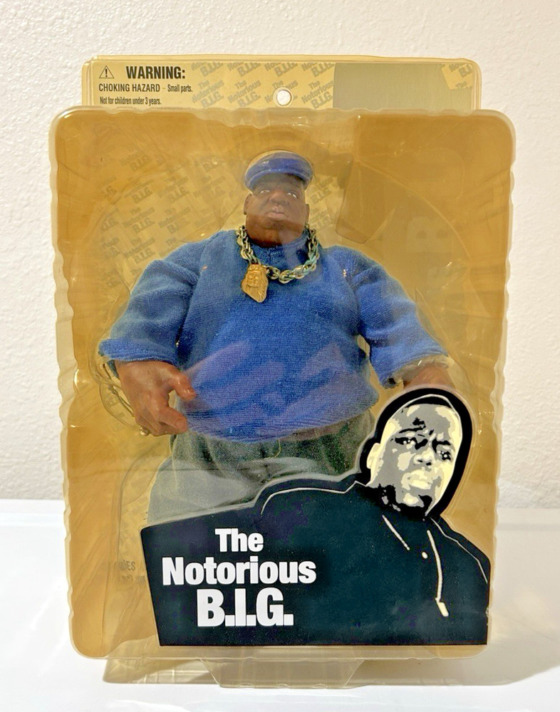 Mezco The Notorious B.I.G. 9 Inch Action Figure Boxed With Clothes Music Theme