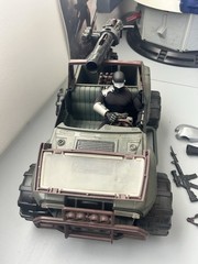 VINTAGE 1993 ACTION MAN 4X4 JEEP RHINO XT-71 Snake Eyes Xtra