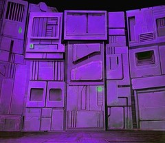 Transformers Vintage G1 Masterpiece Studio Series Decepticons Diorama Backdrop