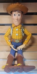 Disney Store Toy Story Woody Pull String Talking 15” Doll Andy. Does Not Work