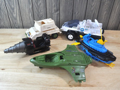 Lot Of G.I. Joe Vehicles 1980’S & 2000’s- Incomplete *Pre-Owned*