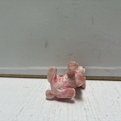 Vintage 1993 Puppy In My Pocket Pink Standard Poodle With Bow