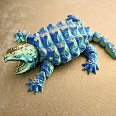 6.5″ Snapping Turtle Articulated Figure 3D Print Toy Collectable Multi Color