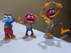 Disney Muppets Figure Lot Kermit Fozzie Gonzo Animal PVC Toys Set of 8