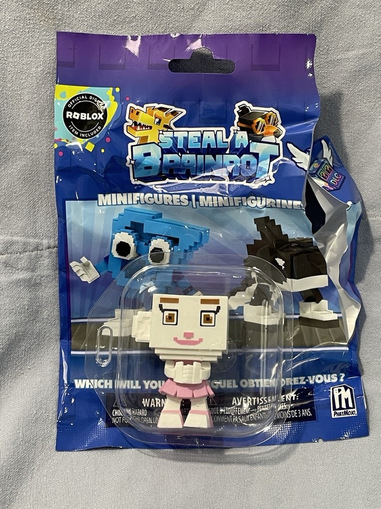 NEW Open Box Steal A Brainrot Minifigure Only – Ballerina Cappuccino NO DLC CODE