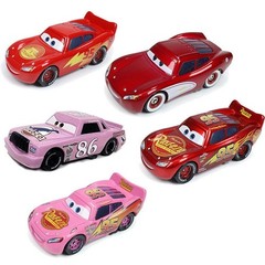 1~8Pcs Disney Pixar Cars Alloy Model Toy Car Diecast Pink Chick Hicks McQueen