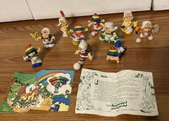 VTG The Rainbow People PVC Figurines Lot 10