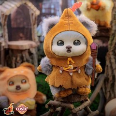 Genuine Hot Toys Cosbi Star Wars Ewoks Keychain Blind Box Series 2 Plush Figure