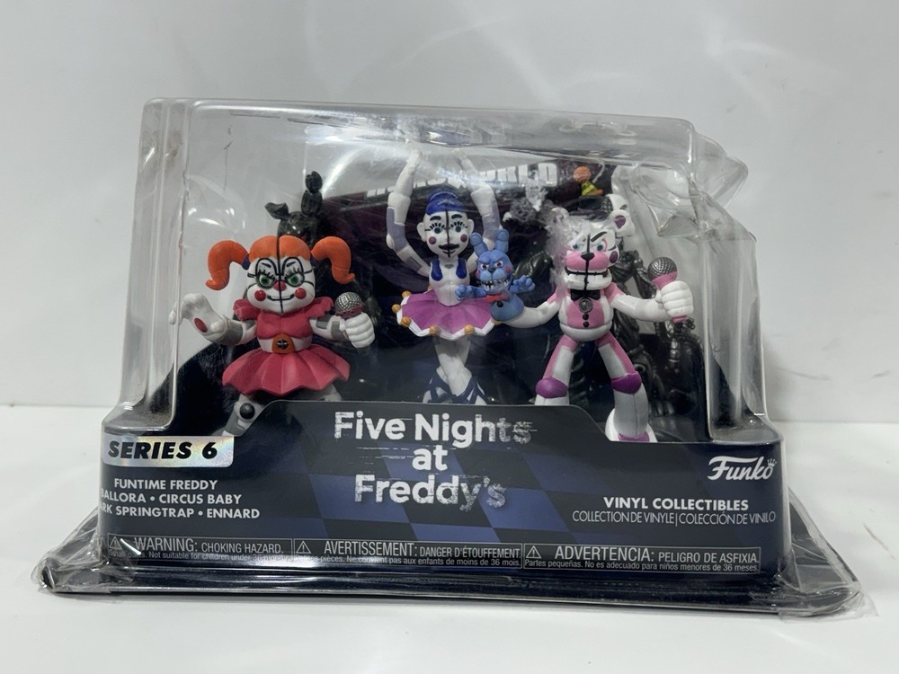 Five Nights At Freddy’s Sister Location Hero World Figure Set Series 6 FNAF READ