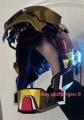 Iron Man Helmet MK17 Cosplay Mask Wearable 1:1 Voice Control Prop English Ver.