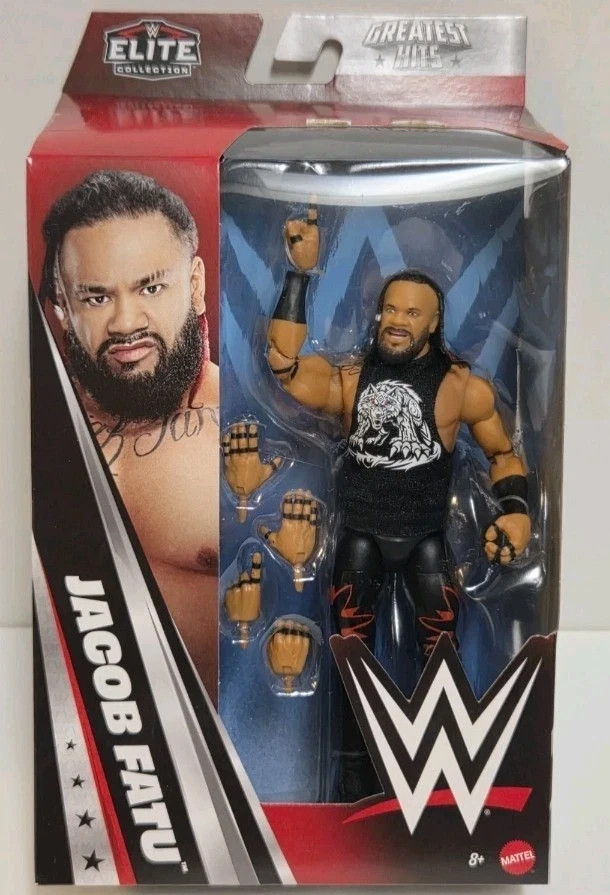 2025 Mattel WWE Elite Greatest Hits Jacob Fatu Action Figure FREE SHIPPING!