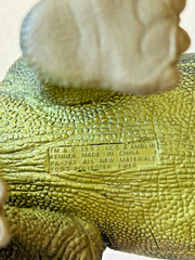 VINTAGE Kenner Jurassic Park JP08 Dino Damage Triceratops with Wound Cover 1993