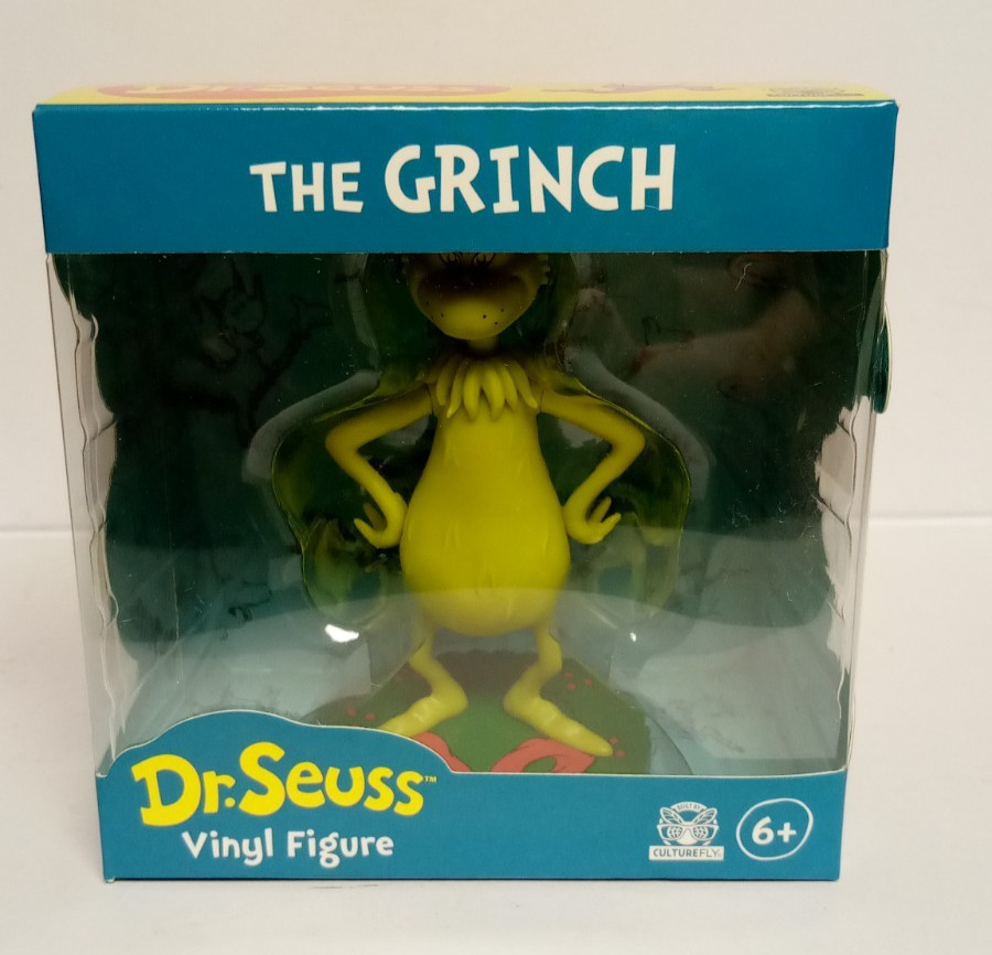 Dr. Seuss The Grinch 4″ Vinyl Figure Culturefly Collectible (NIB)