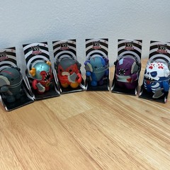 AXE-ALOTLS Series 1 Full Set Of 6 Axolotls Holding Axes 2″ Figures New