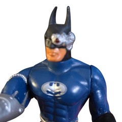 1994 DC Comics Legends of Batman Cyborg Action Figure Blue Silver Toy 5 in