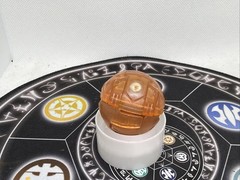 Bakugan Battle Brawlers B2 Pyrus (Subterra)Translucent Laserman VHTF