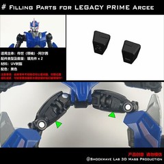Shockwave Lab Filling Parts Upgrade Kit For Legacy United Evolution Kingdom
