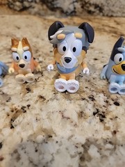 Bluey and Friends Family Figures Lot Mixed Character