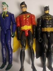 Batman Action Figures Lot Joker Robin DC Comics Toy Bundle Dark Knight Set