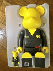 Bearbrick Wu-Tang Clan/Albino & Preto Shaolin Protect Ya Neck Be@rbrick 400/100%
