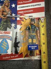 Vintage ‘86 Remco Action Figure US Forces Defenders of Peace Protector US 3 NIB