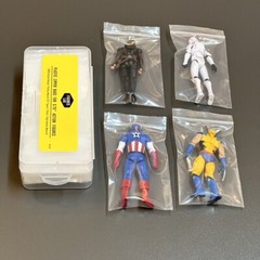 Lot 100 PCS RARE ZIPPER BAGS FOR 3.75” ACTION 3 3/4 FIGURES & A BOX GIFTS TOYS