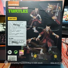 Joytoy Teenage Mutant Ninja Turtles 1/18 Splinter 4.1 inches (10.5cm) USAShip