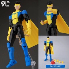 3D Printed Poseable Action Figure Multi-Jointed Mannequin Toy Model Gift