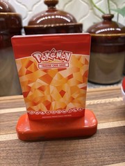 Pokemon 2017 talking red pokeball, sounds and lights up And Card Case