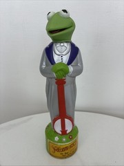 Vintage 1988 Muppets Kermit The Frog 3D Shampoo Empty Bottle Jim Henson