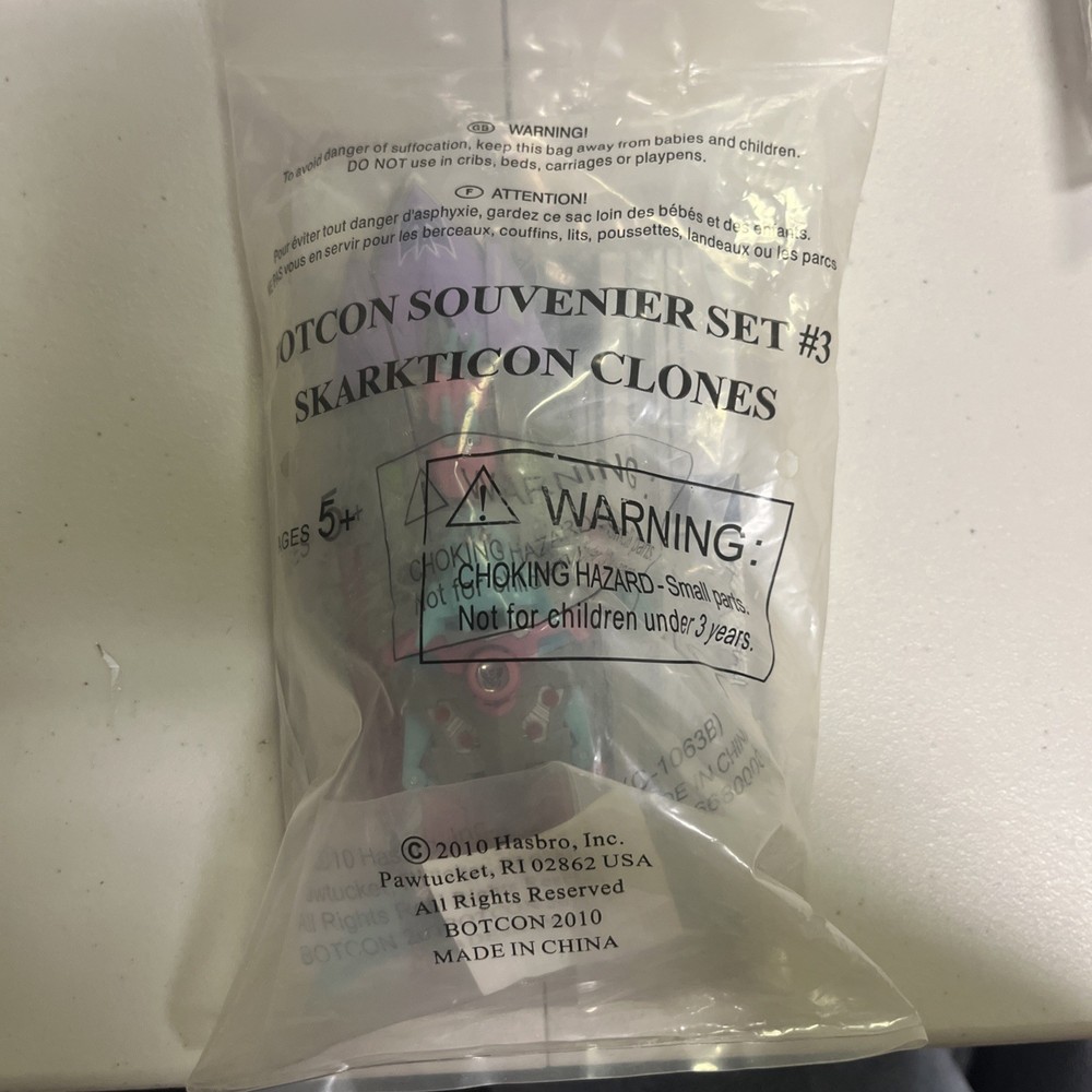 Transformers TFCC 2010 Botcon Exclusive Sharkticon Clone Sealed #3
