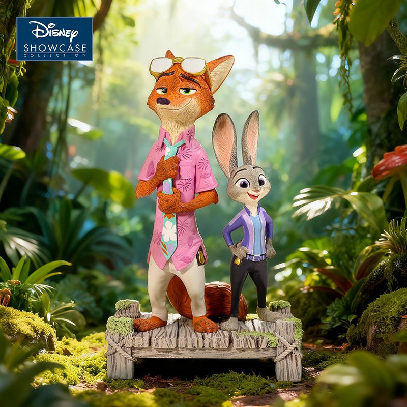 Authentic Enesco Disney Zootopia 2 Judy Nick Figurine Tabletop Decoration