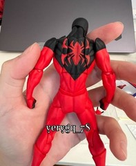 In US! MESS TOYS Symbiote Spider-Man Action Figure Model Joint Mobility Toy Gift