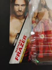WWE Mattel Main Event Series 157 Nathan Frazer Wrestling Action Figure Chase Red