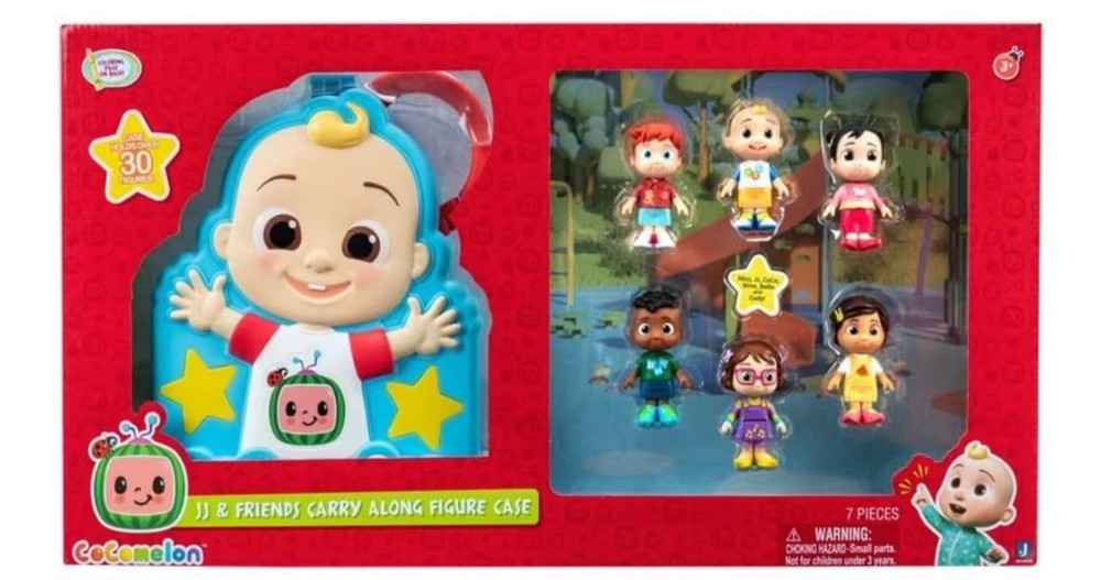 CoComelon JJ & Friends Carry Along Figure Case Toys For Kids