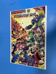 TRANSFORMERS RETRO CARTOON 80s POSTER OPTIMUS PRIME BUMBLEBEE MAGATRON BRAND NEW