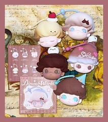 POP MART Dimoo World Crush on Coffee Earphone Case Lot Set of 5 Collectible