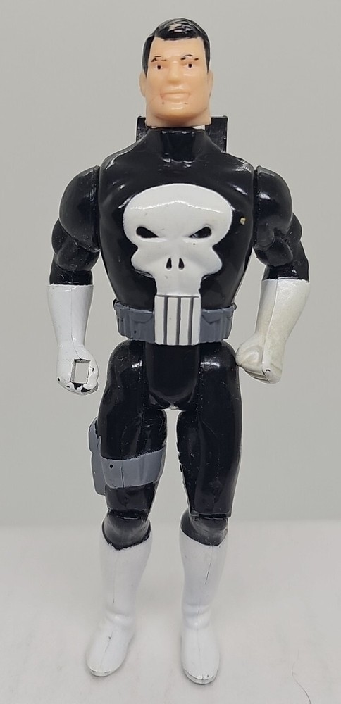 The Punisher Cap Firing Action Figure Vintage 1990 ToyBiz Marvel FREE SHIPPING