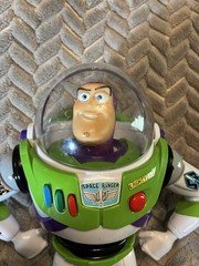 Buzz Lightyear Talking Figure Thinkway Disney Pixar Wings Pop Open