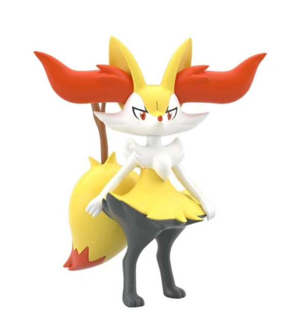 Pokemon Scale World MISB 2.5″ 1:20 Scale Braixen Tairenar Mini Figure Nintendo