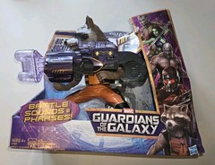 Marvel Guardians of The Galaxy Big Blastin’ Rocket Raccoon 10″ Figure 2013 (b)