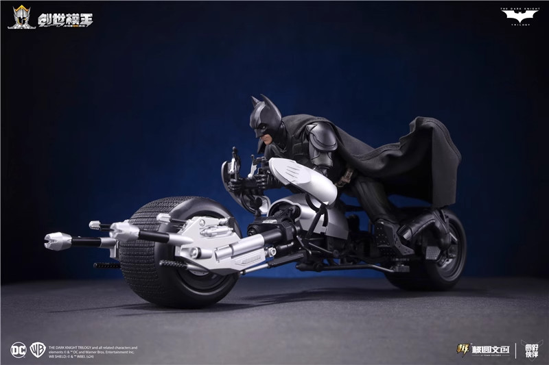 MODOKING 1/12 Batman&Motorcycle Action Figure Assembled model Toy Kit In Stock