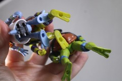 TMNT Mutant Mayhem Action Figure Set Raphael Leonardo Lot Loose Mondo Gecko