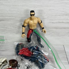 WWE Stomp Accessories Lot Figure Weapons Rock Stone Cold Undertaker Space WWF