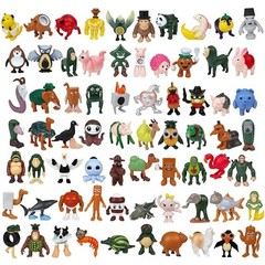 72 PCS Italian Brainrot Action Figures 1.8 Inch Mini Toy Set PVC Desk Display